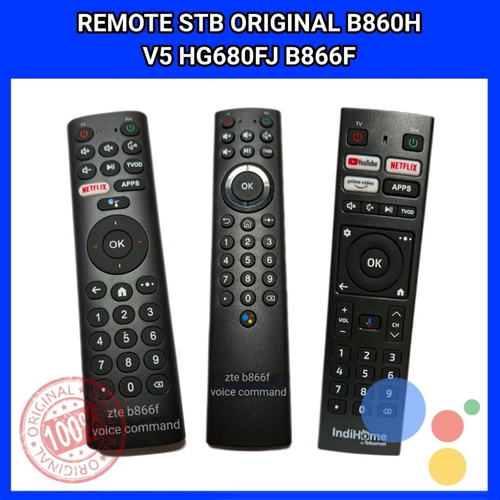REMOT VOICE STB B860H V5 HG680FJ Ori SECOND LIKE NEW dekstop