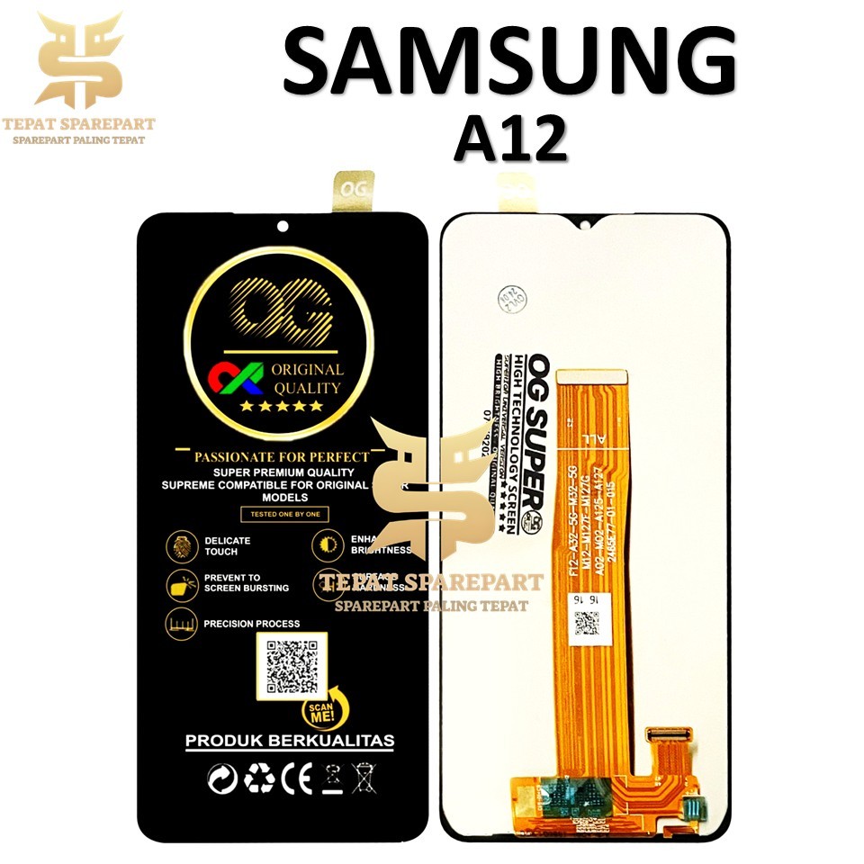 LCD TOUCHCREEN SAMSUNG A12 ORIGINAL FULLSET