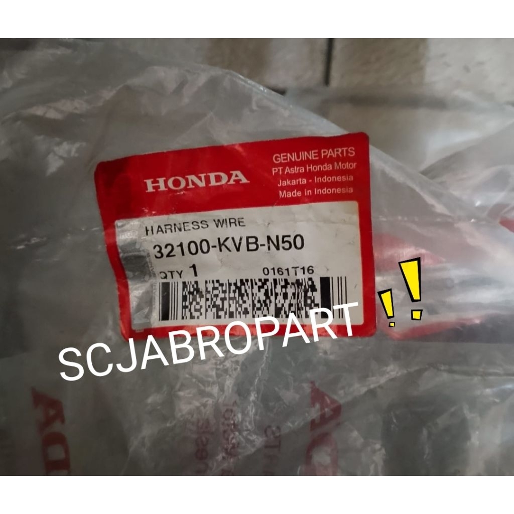 32100 KVB N50...HARNESS WIRE HONDA VARIO 110 TECHNO...ORI AHM