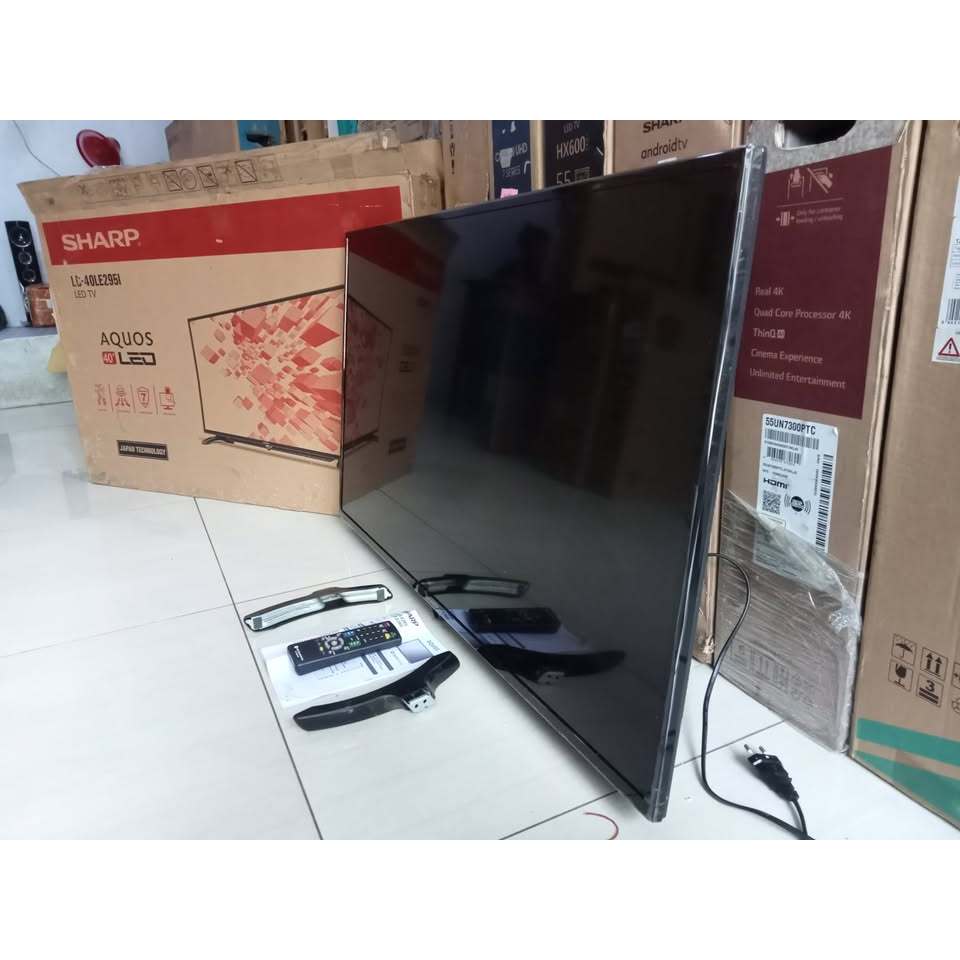(SECOND) TV LED SHARP DIGITAL 40 INC KONDISI BEKAS MASIH SEGEL (4027R)