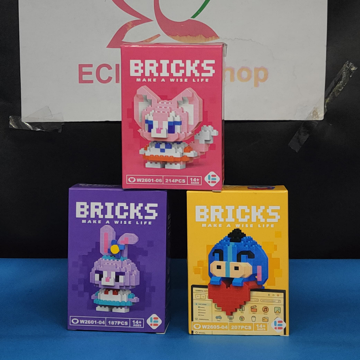 LEGO BRICKS// LEGO MINI BRICKS// MINI BRICKS TEBAL// MINI BRICKS SEDANG// LEGO MINI KARAKTER