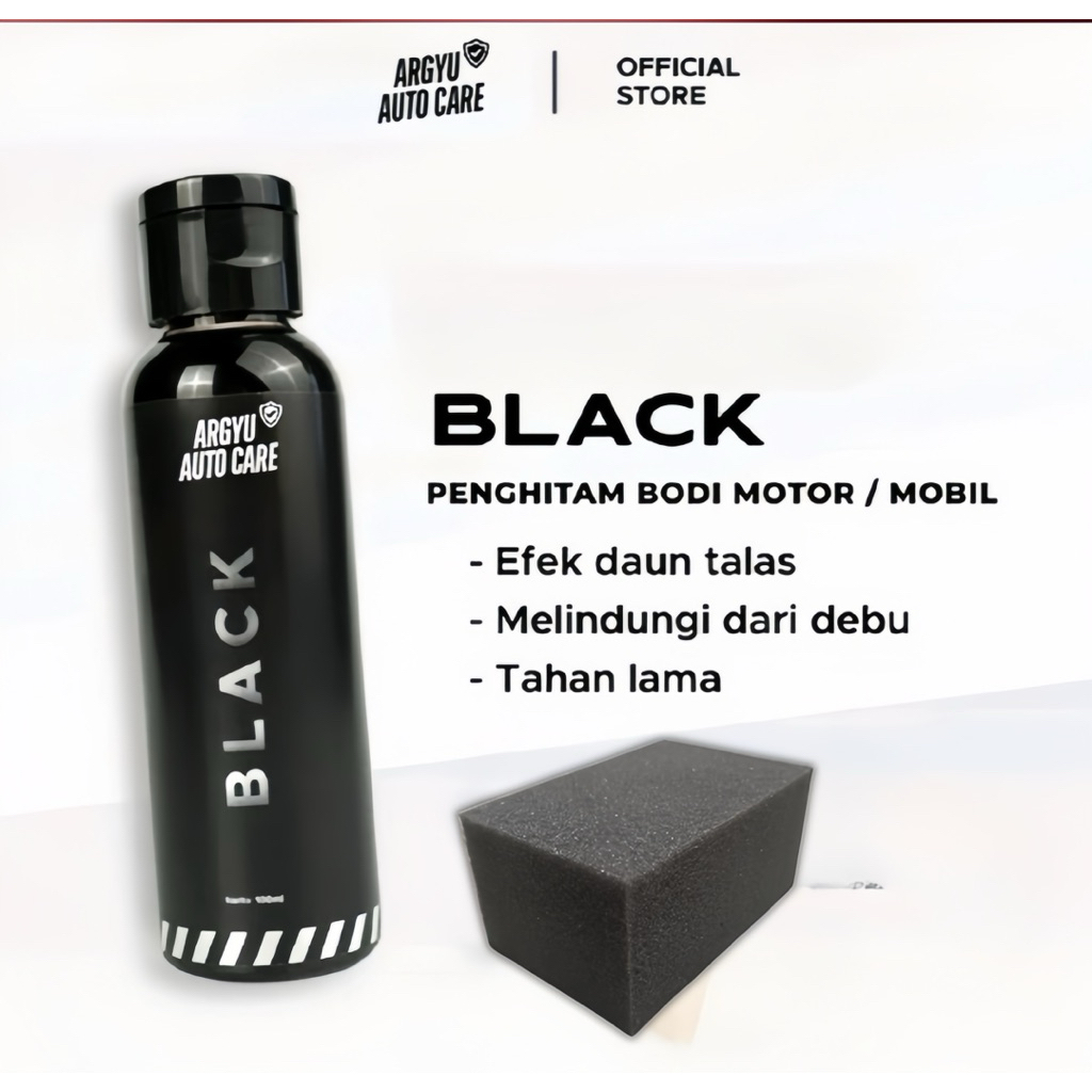Penghitam ban dan body Mobil Motor
