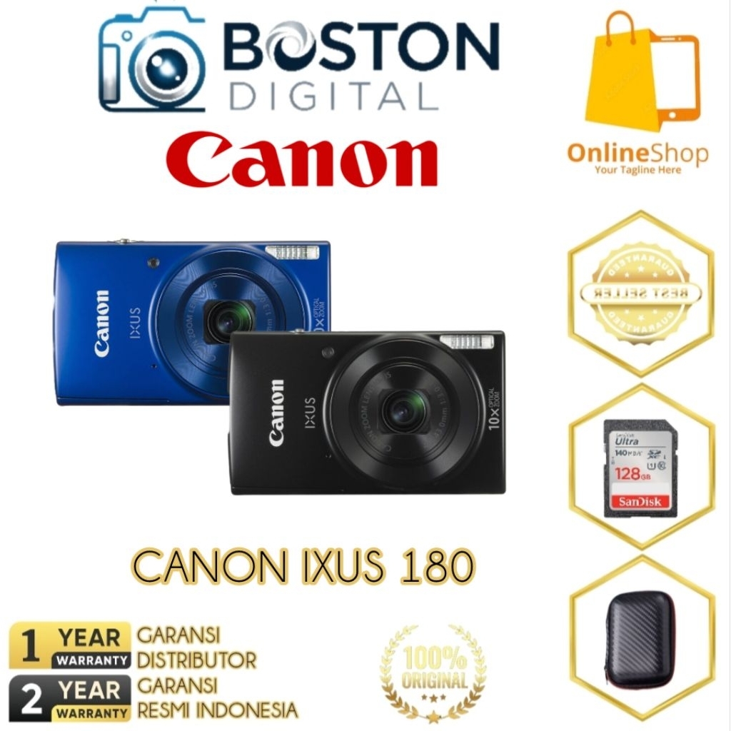 CANON IXUS 180 CAMERA POCKET / CANON IXUS 180 WIFI / CANON IXUS 180