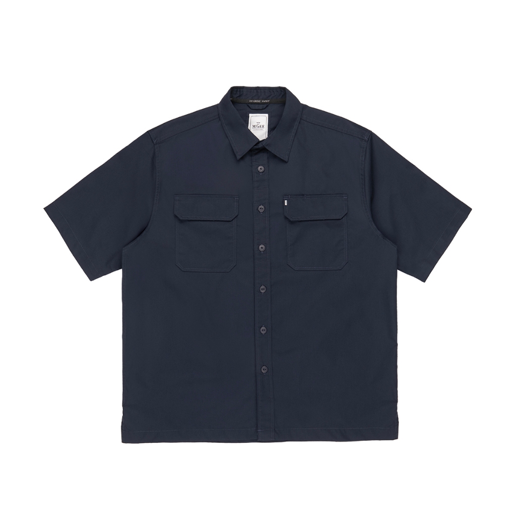 MGee Kemeja Outdoor Lengan Pendek Pria Stretch Tudor C005 Navy