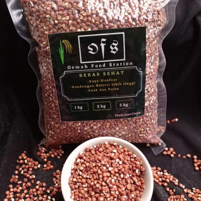 BERAS SORGUM/CANTEL MERAH KUPAS ORGANIK 1KG