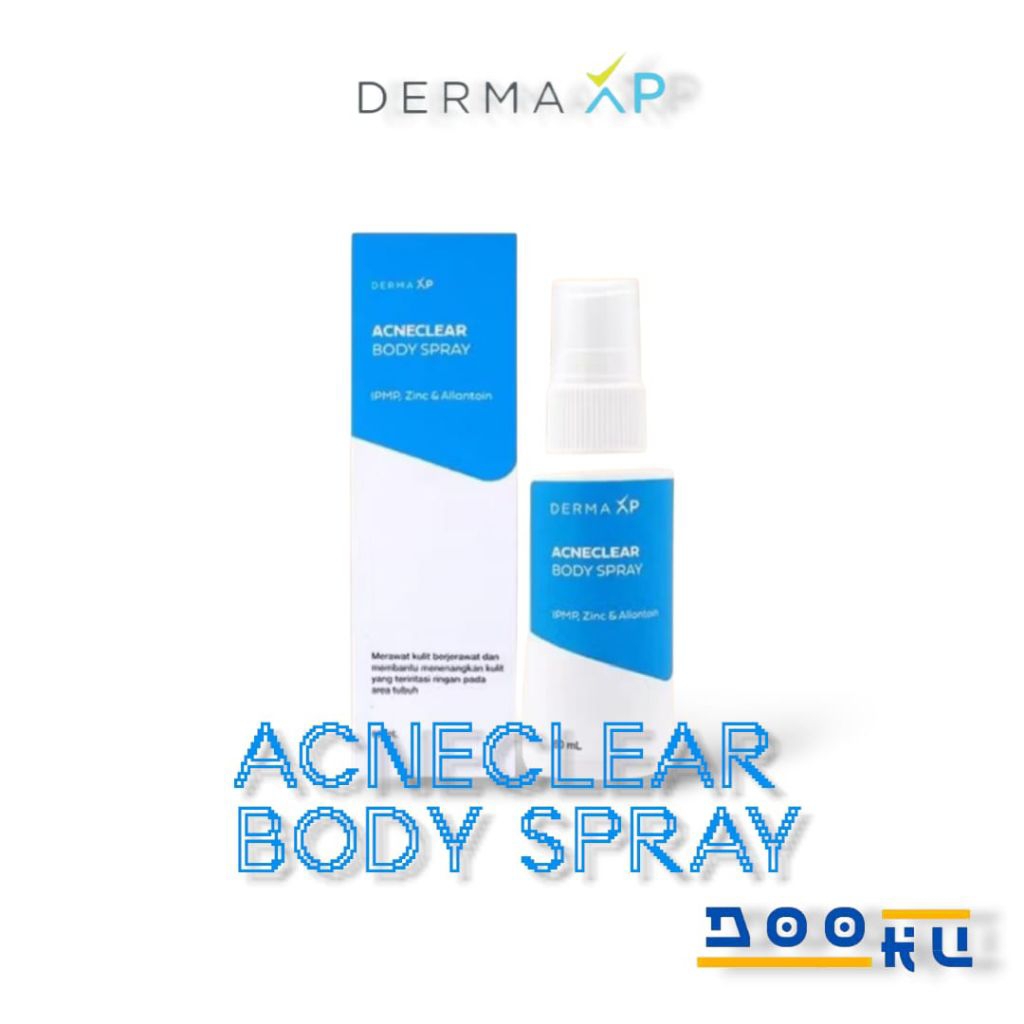 Derma XP Acneclear Body spray 60 ml / Spray jerawat punggung