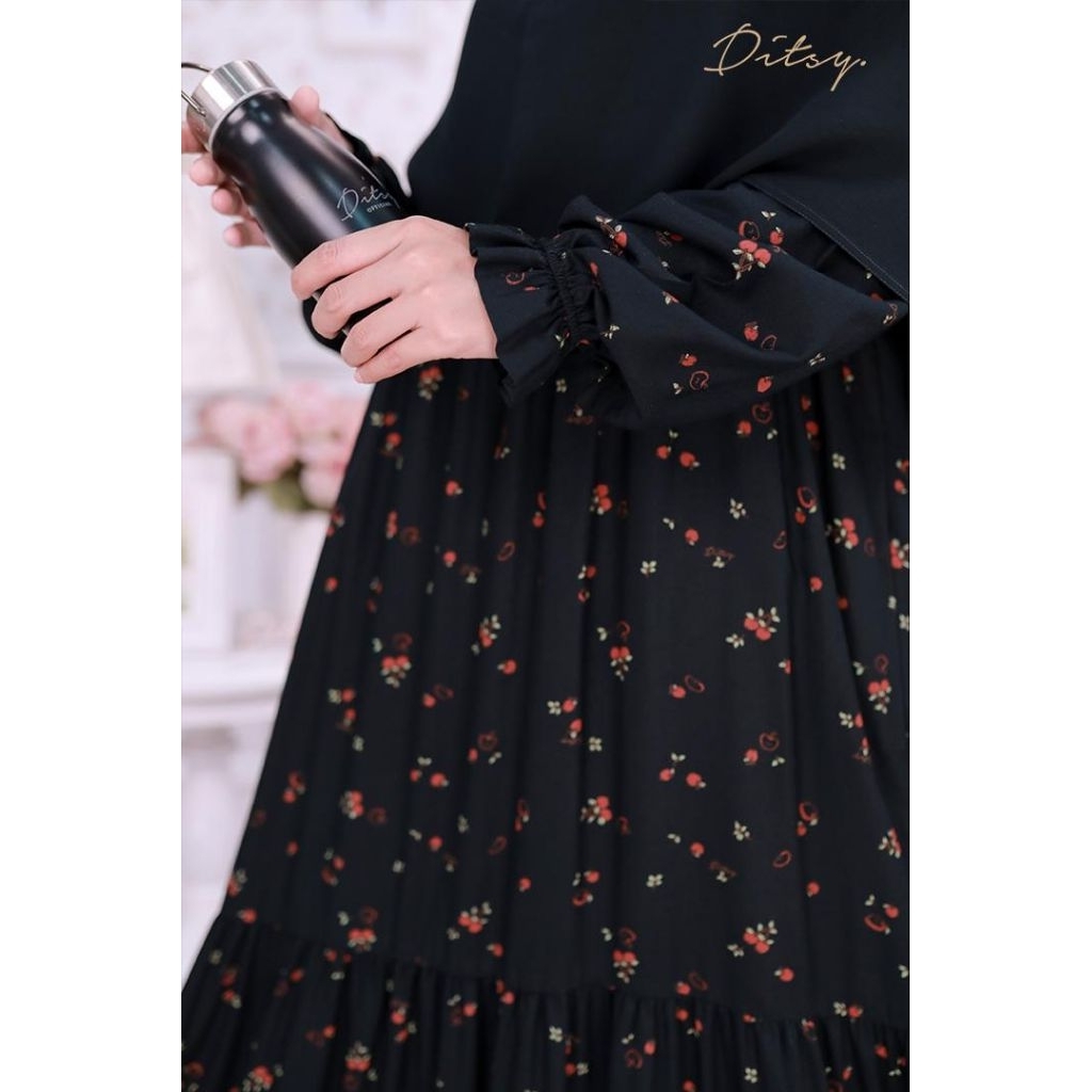 Pomme JetBlack Ditsy Nightgown