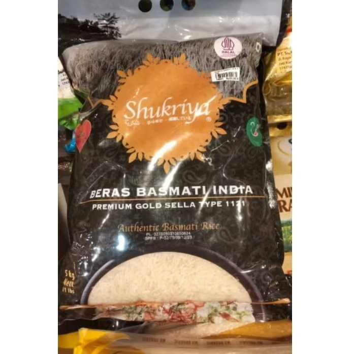 Shukriya Beras Basmati India 2kg
