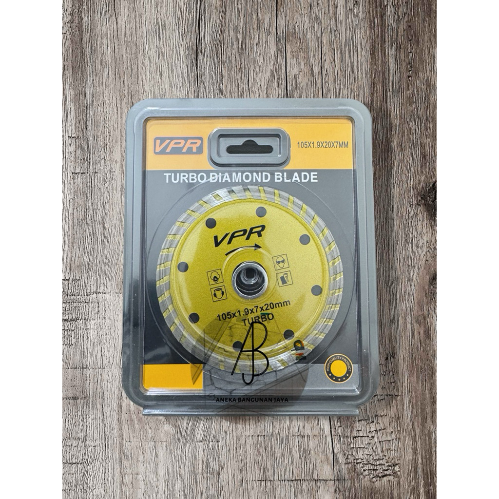 Diamond Wheel VPR TURBO 4” / Mata Potong Granit / DW VPR TURBO / Mata Potong Keramik VPR