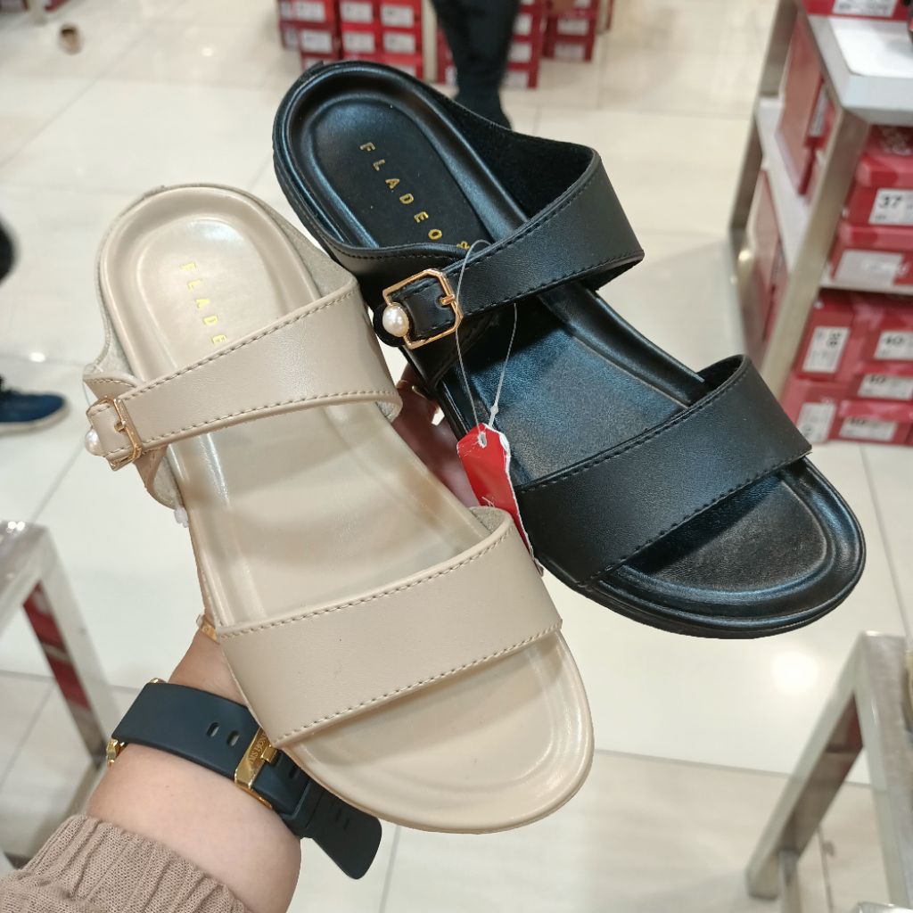 sandal flat wanita FLADEO original