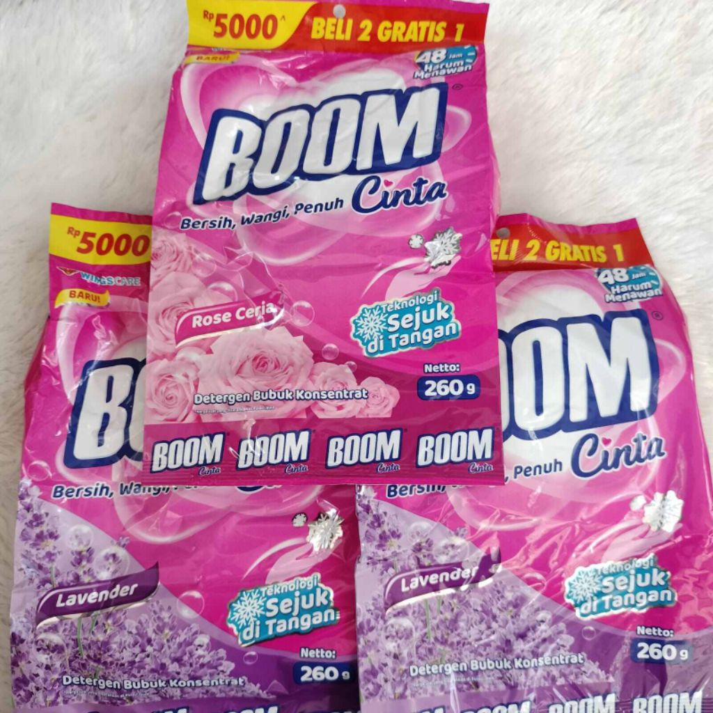 (6pcs) Sabun cuci BOOM Kemasan 225gr / Deterjen BOOM sayang / Sabun deterjen BOOM / Sabun deterjen b