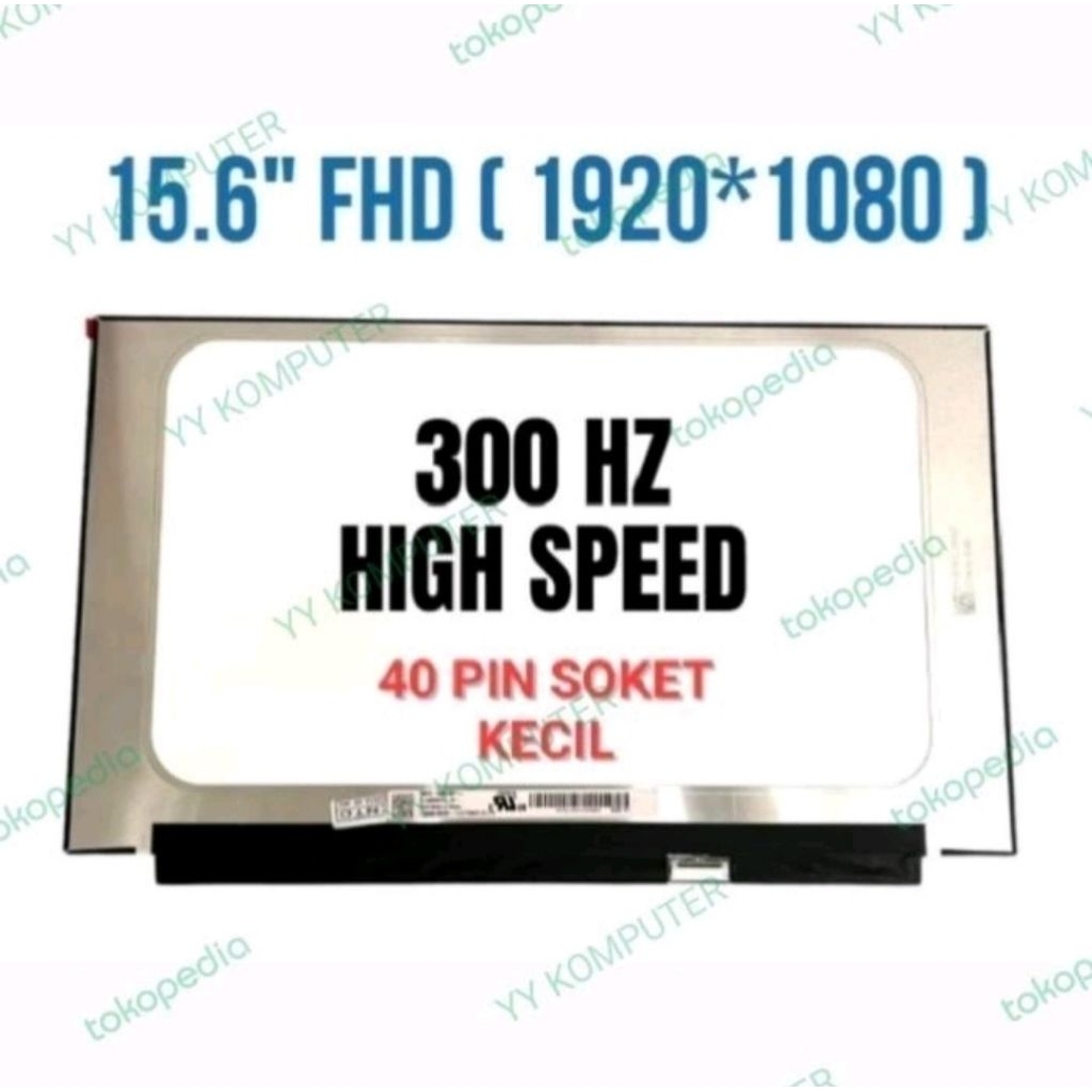 Layar LED LCD Laptop Dell M15 R2 M15 R3 M15 R4 M15 R5 M15 R6 300Hz
