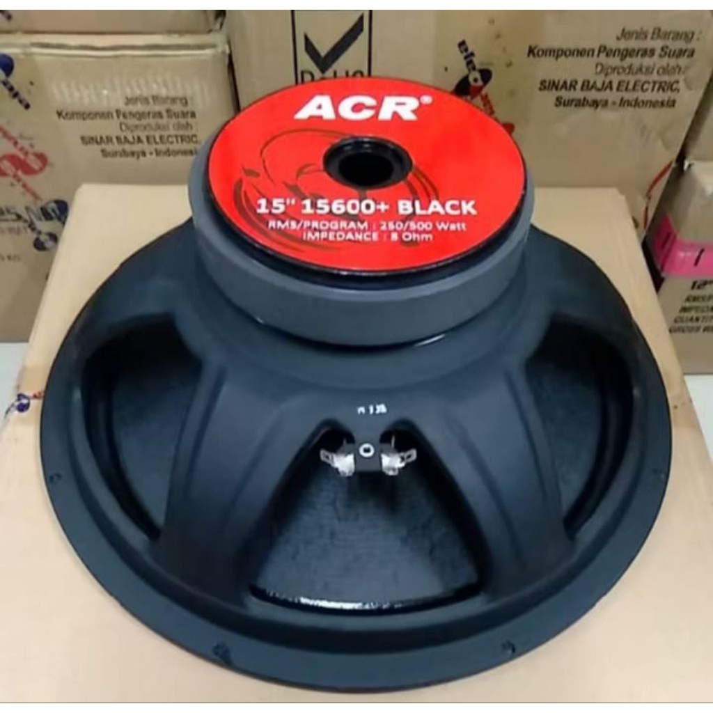 Speaker ACR  15 inch 15600+black series ACR  15" 15600+black ACR  15600 Plus black