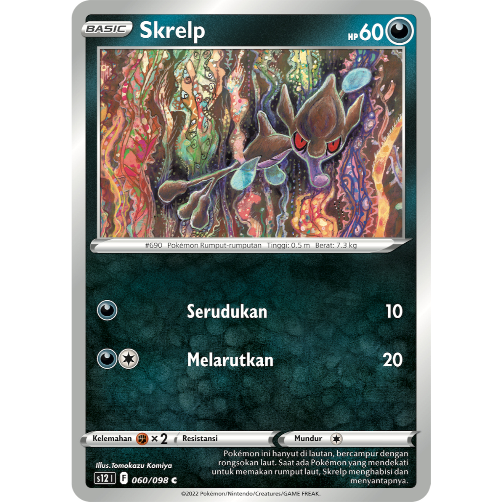 Skrelp C s12 060/098 - Pemicu Paradigma - POKEMON TCG INDONESIA
