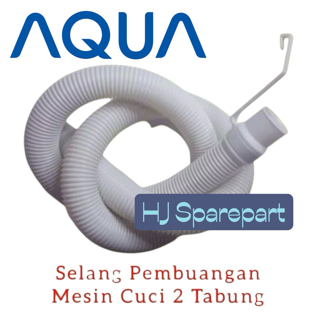 ( AQUA )SELANG PEMBUANGAN MESIN CUCI 2 TABUNG / SELANG PEMBUANGAN 2 TABUNG
