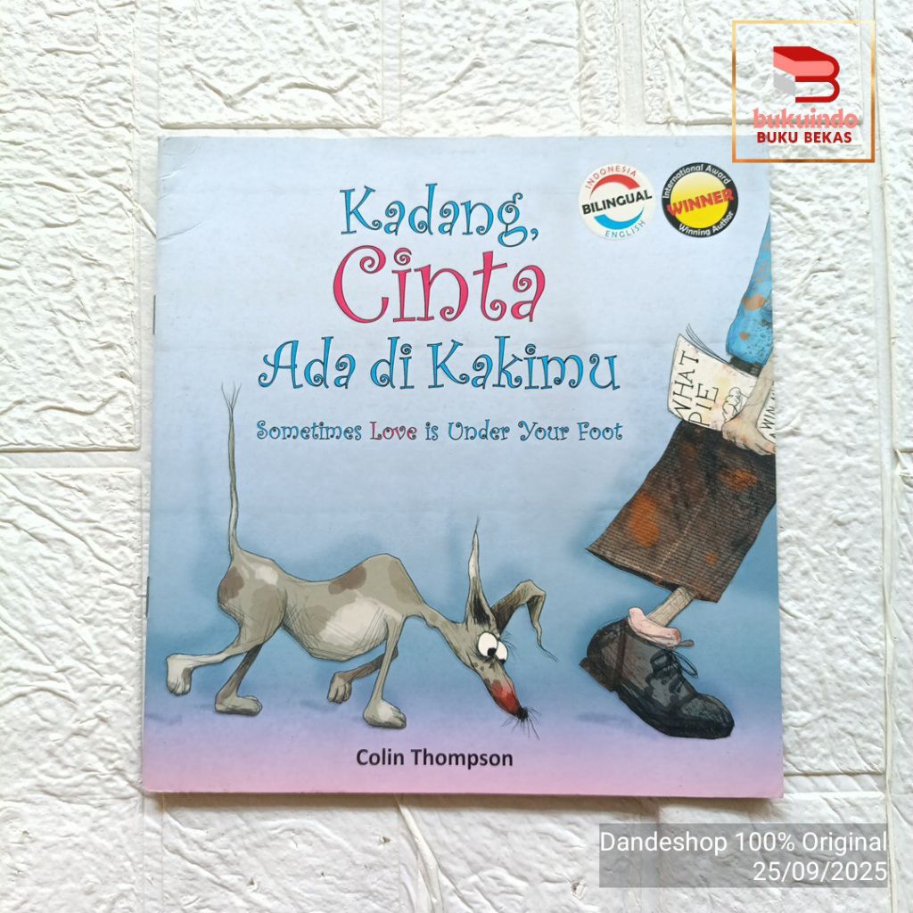Kadang Cinta Ada di Kakimu by Colin Thompson BILINGUAL - Buku Cerita Anak Bekas Preloved