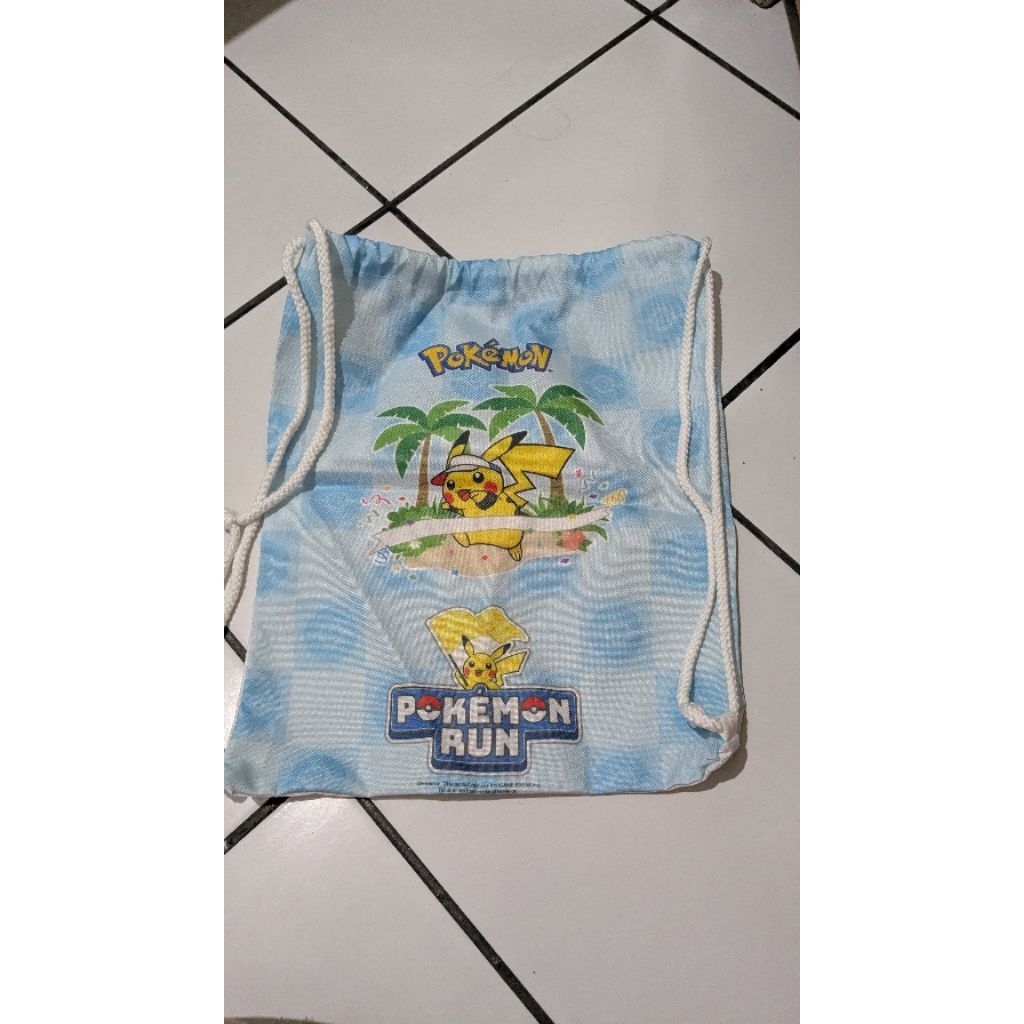 tas serut drawstring pokemon run indonesia