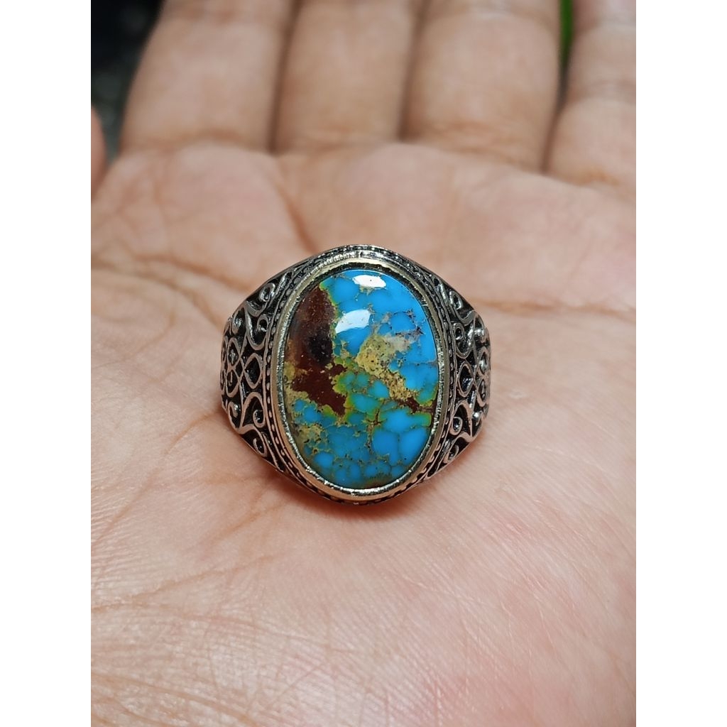 PIRUS PERSIA BIRU FANCY URAT EMAS MIX MERAH