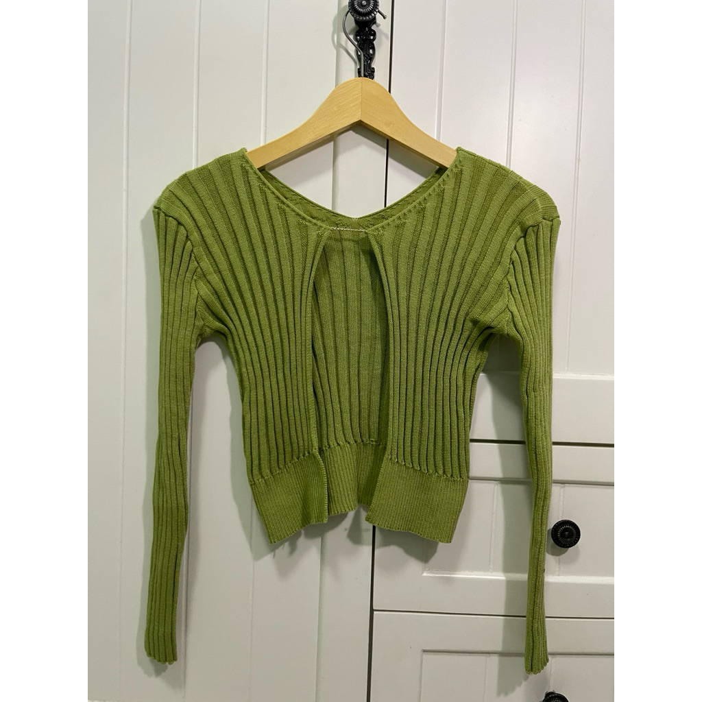 [PRELOVED] - Avocado Twist - Atasan Wanita - Cardigan Wanita - Outer Wanita
