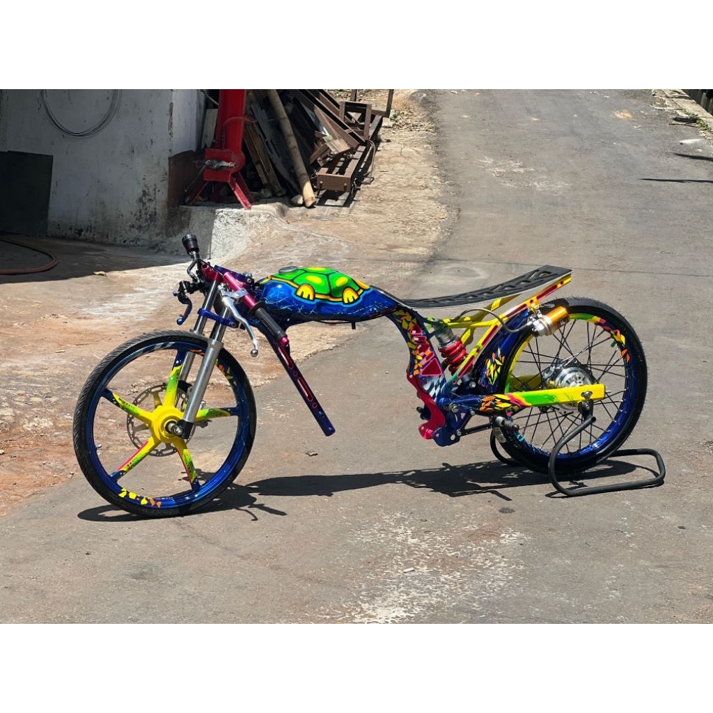 Rangka Herex Tinggal Naik Mesin