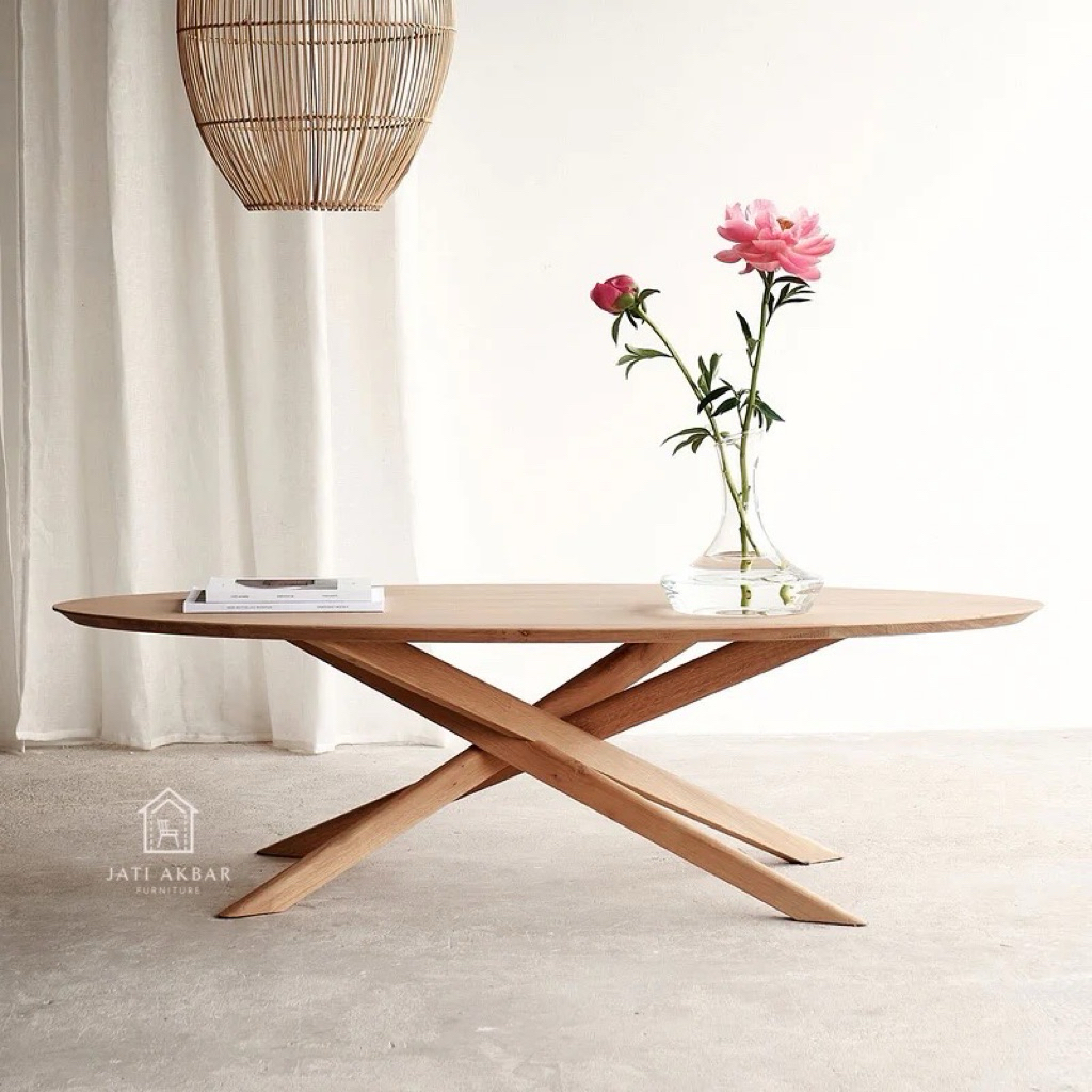 MIKADO COFFE TABLE OVAL / coffe table mikado oval / coffe table