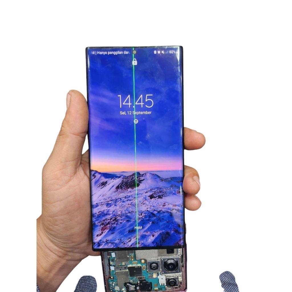 LCD Samsung S22 Ultra Original Copotan Minus