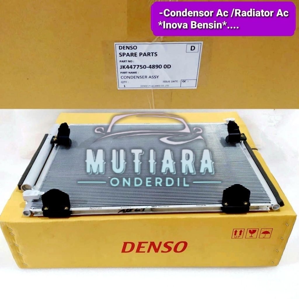 CONDENSOR AC / RADIATOR AC DENSO INNOVA BENSIN