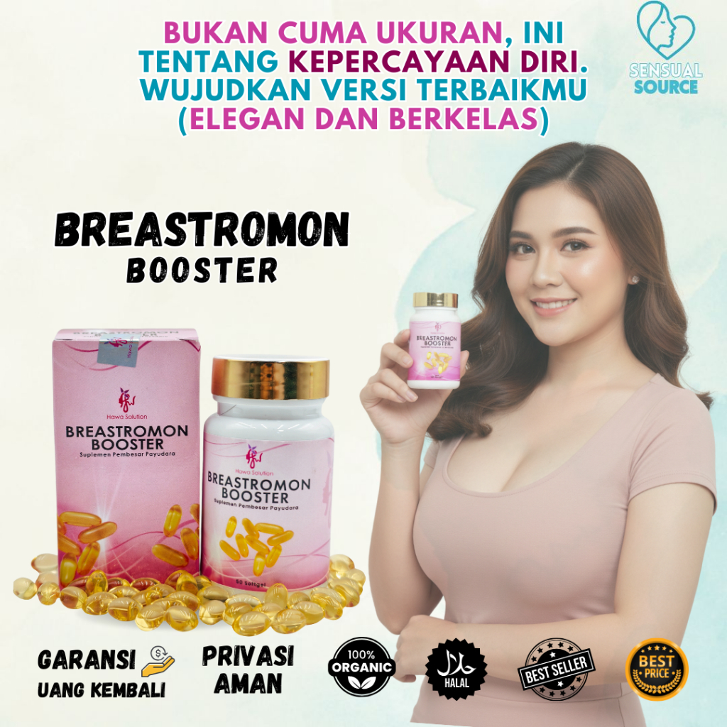 Hormon Estrogen Breastromon Suplemen Pembesar Dan Pengencang Payudara