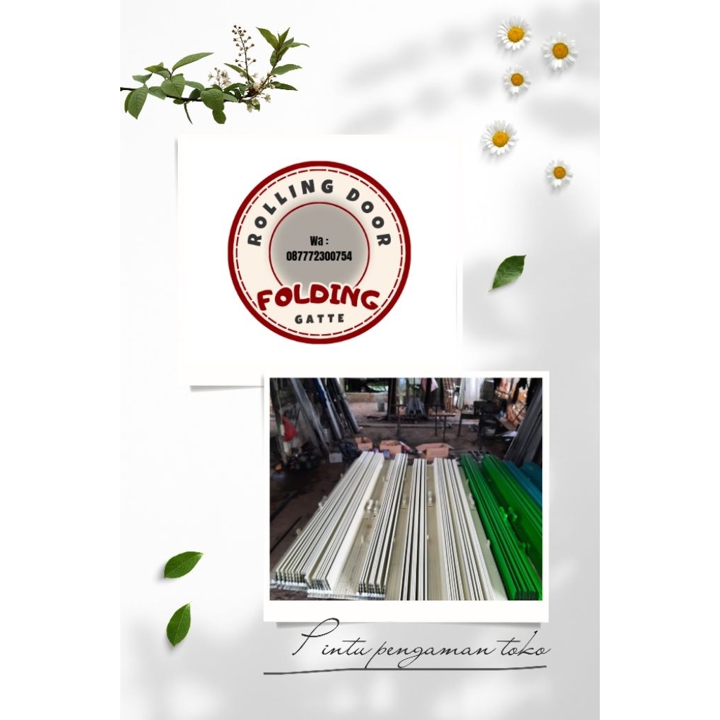 folding gate rolling  door harmonika
