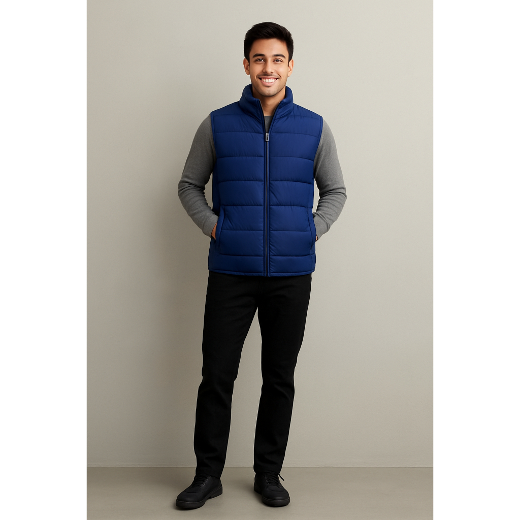 Grizzly Rompi Pria Dewasa Polos  Jaket Jacket Rompi Vest Bodyvest Mantel Motor Biker Bikers Bahan Me