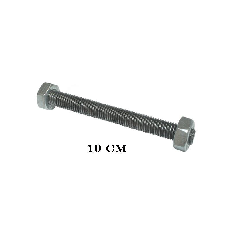 EELIC BED-M10 MIX BESI DRAT BAUT ULIR DENGAN DIAMETER 10 MM X PANJANG 10cm sampai 30 CM + MUR 10 MM 