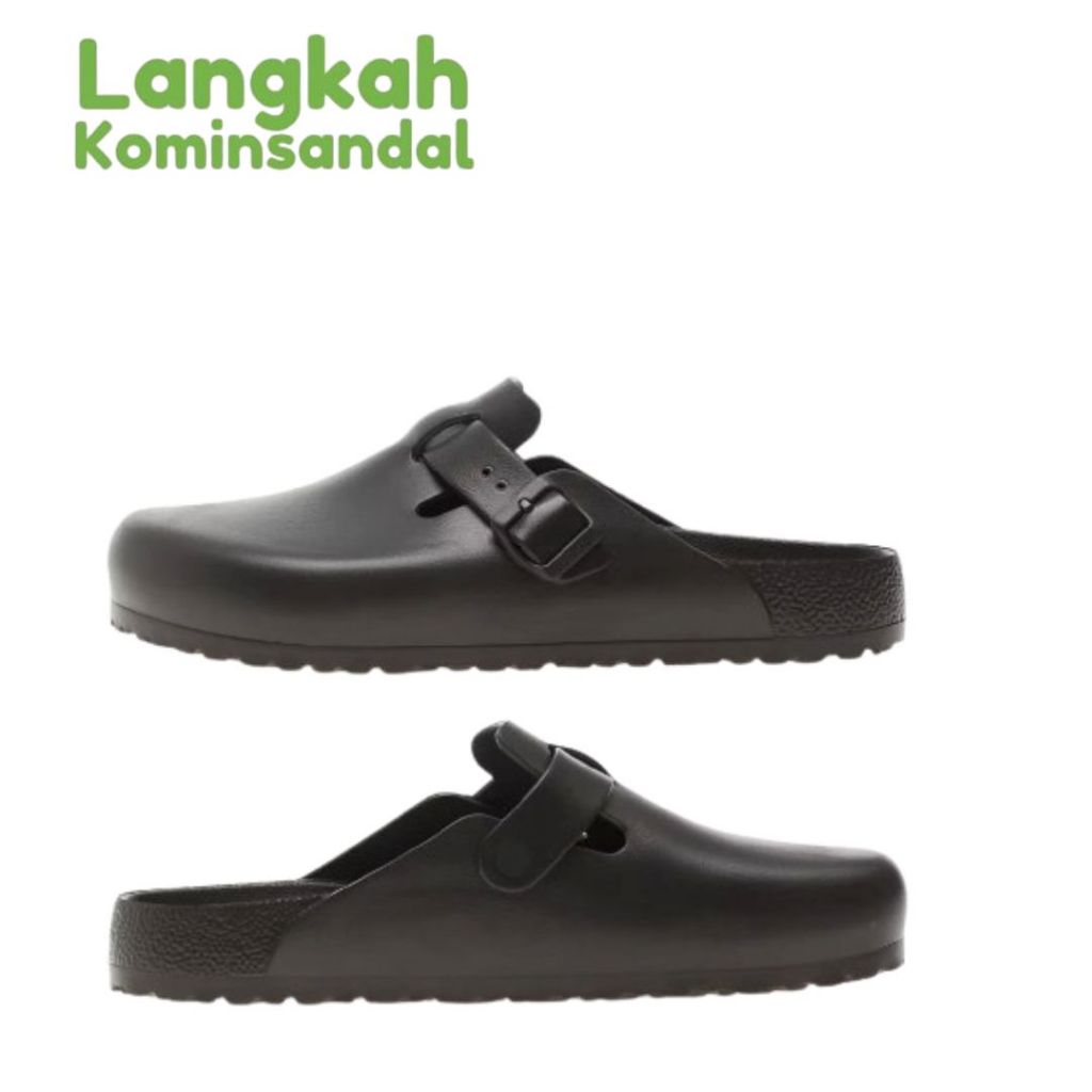 Boston Sandal Pria Sendal Karet Sandal Selop Pria Kekinian Korean Style Sendal Cowok Slipon Big Size