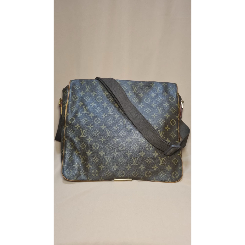 Tas Laptop Preloved Second Branded Slingbag Coklat Wanita