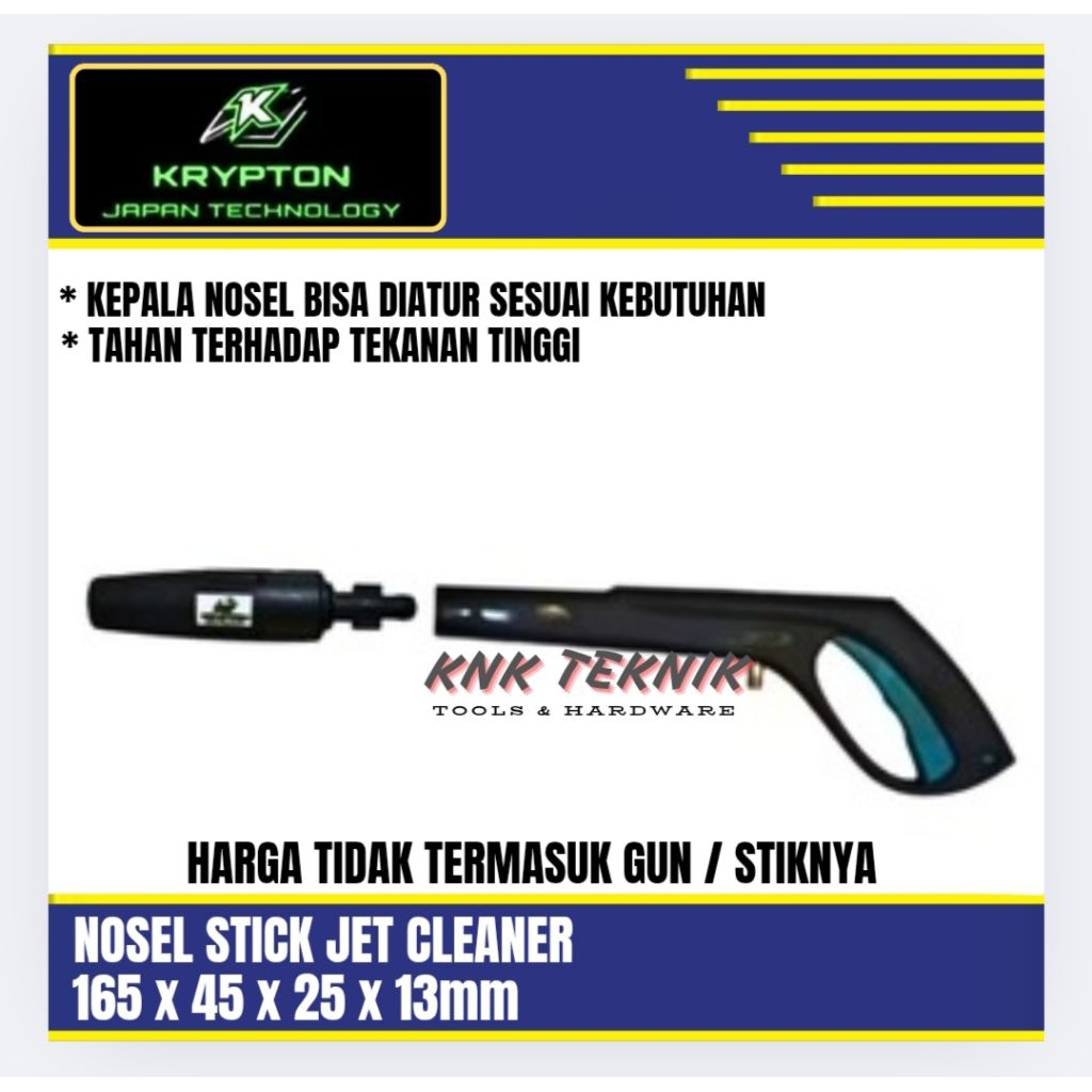 Nozzel Gun Jet Cleaner Kepala Nosel Stick stik Jet Cleaner