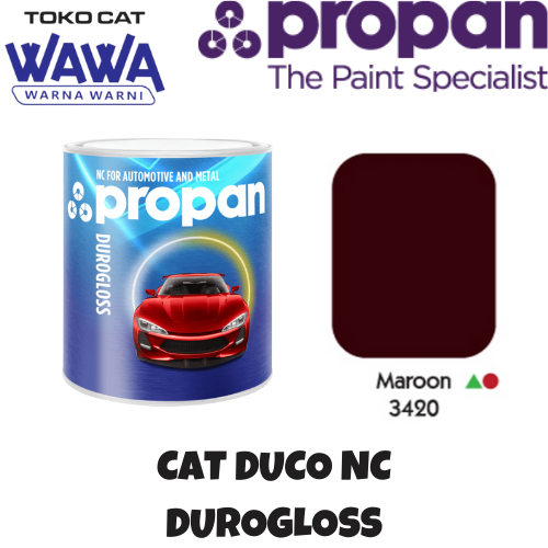 cat duco nc propan durogloss maroon 3420 merah maron 1kg/450gr