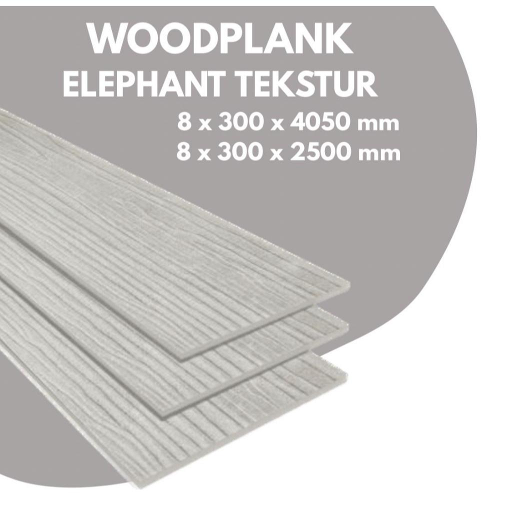 Woodplank Elephant Tekstur / Motif Kayu 30cm