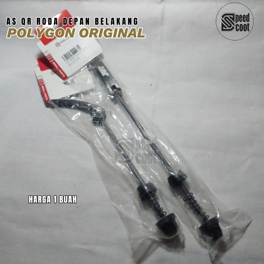 As Roda QR Depan Belakang Sepeda Polygon Original