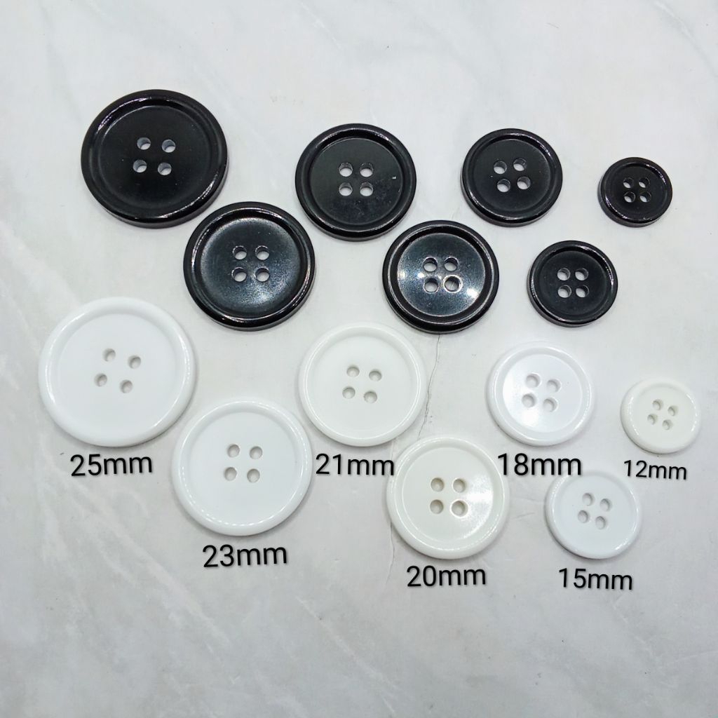 1 GROSS KANCING JAS.KANCING KEMEJA GLOSSY