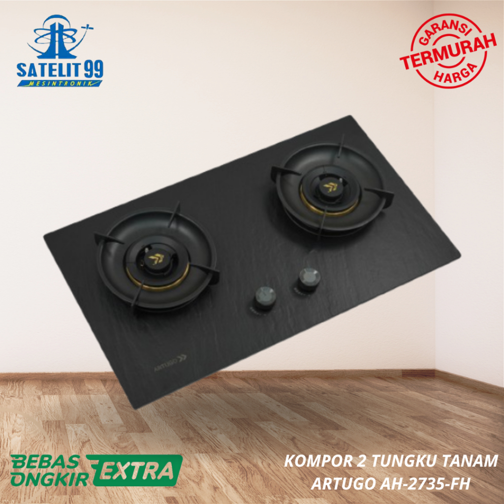 KOMPOR 2 TUNGKU TANAM ARTUGO AH-2735-FH