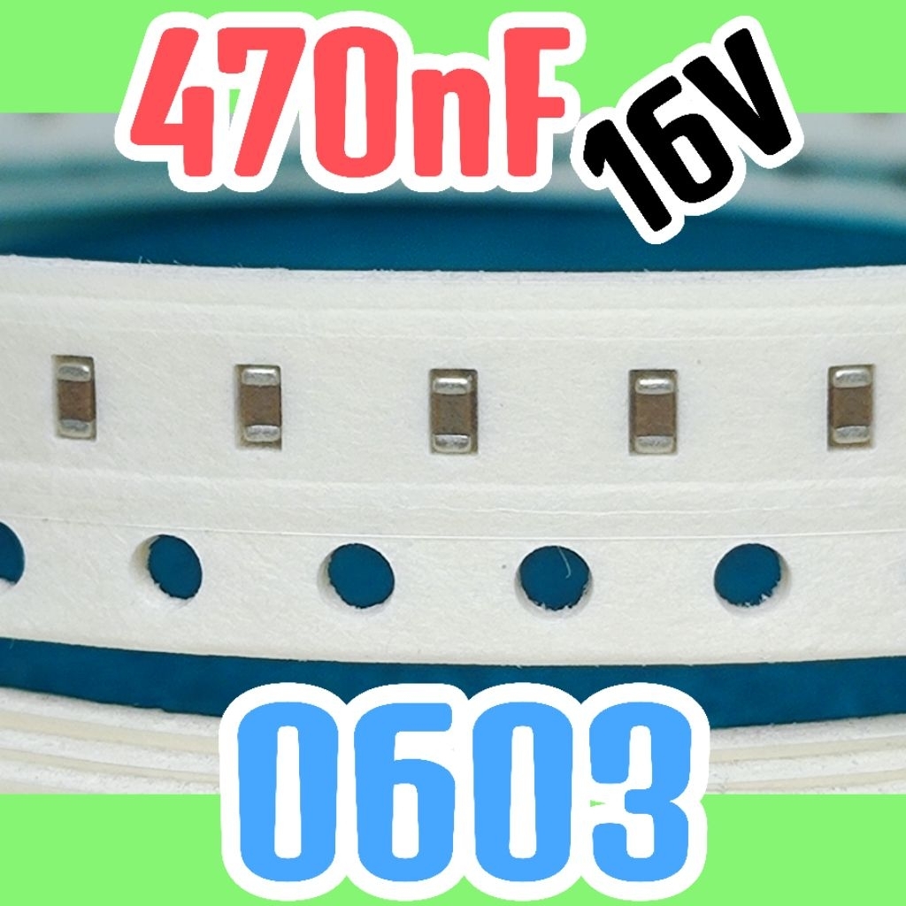 10pcs Ceramic Capacitors SMD 0603 1608 16V 470nF 16v 470 nF 16 v 0,47uF 0.47 uF 0,47 uF 0.47uF 16v