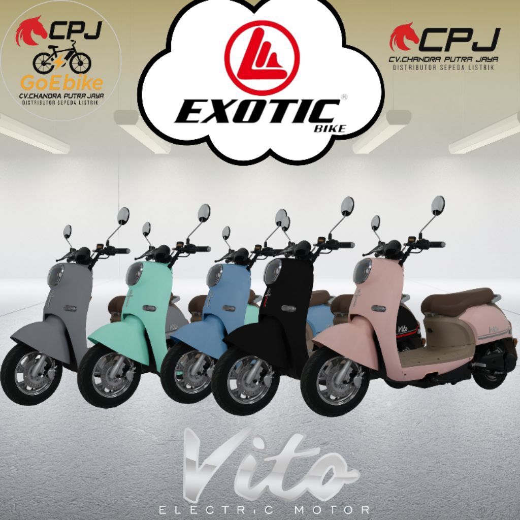 sepeda motor listrik keren EXOTIC VITO