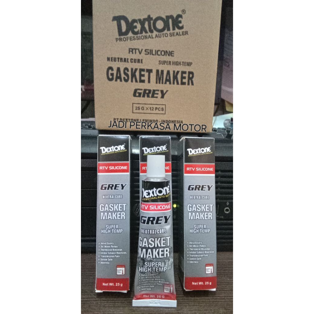 Lem DEXTONE Grey Silicone 25gr  RTV Gasket Maker Super High Temp