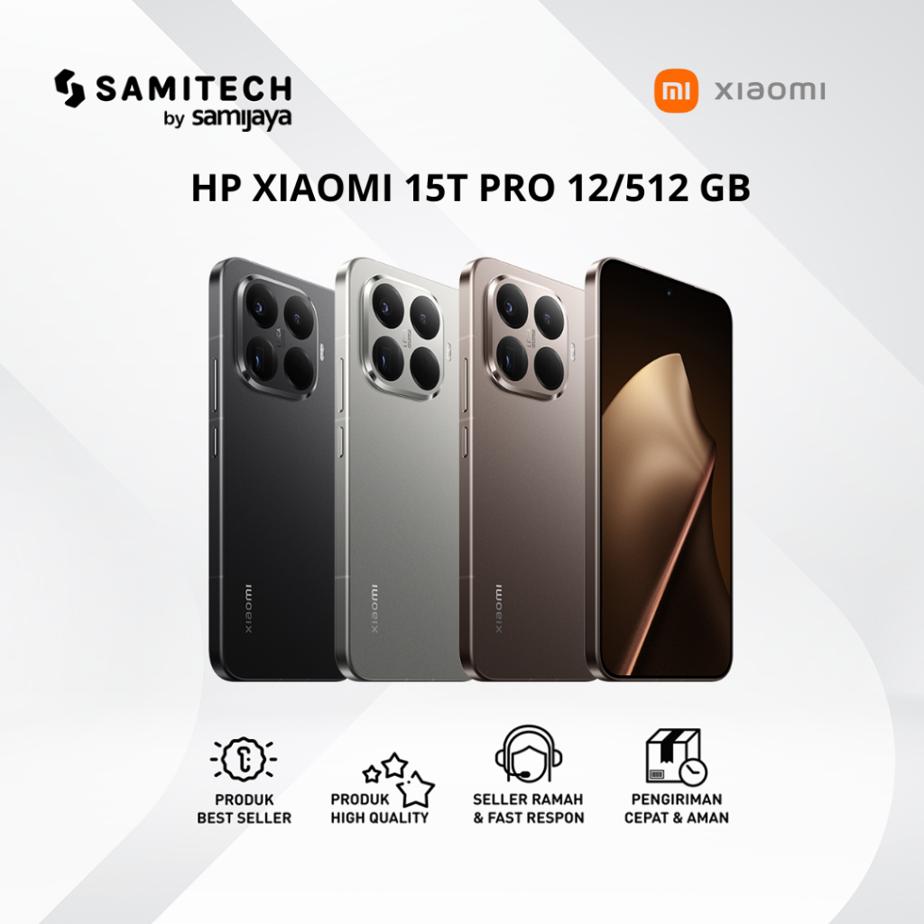 HP XIAOMI 15T PRO 12/512GB RAM 12 PENYIMPANAN 512GB  BERGARANSI