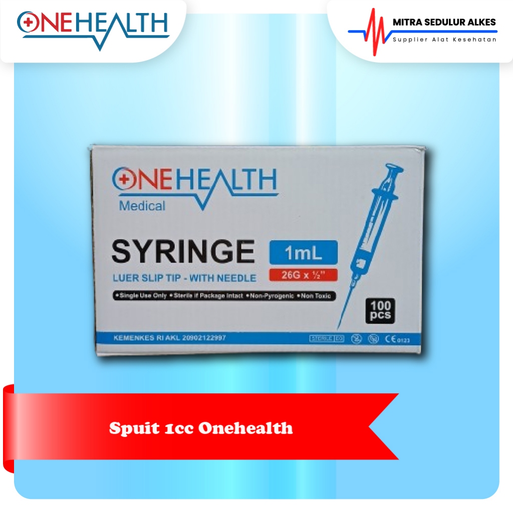 Spuit 1cc 1 cc Tuberculin Onehealth ECER