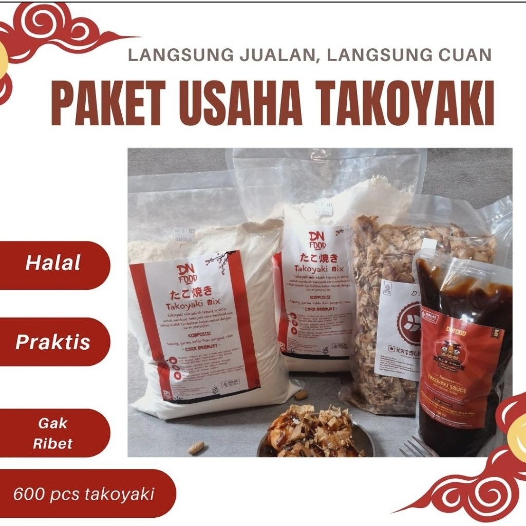 Paket Usaha  Takoyaki DnFood (GOJEK/GRAB only)