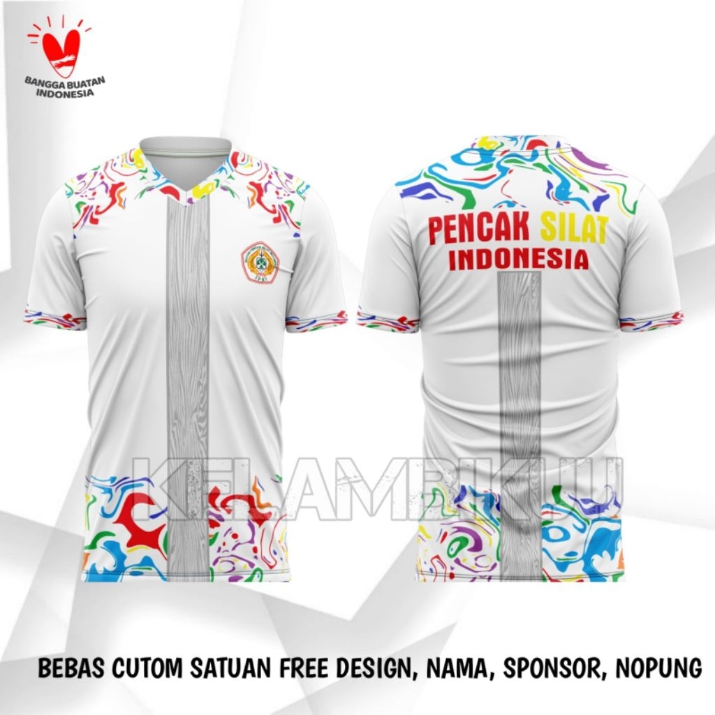 JERSEY PENCAK SILAT TERBARU/BAJU PENCAK SILAT MURAH/JERSEY PENCAK SILAT CUSTOM/KAOS PENCAK SILAT