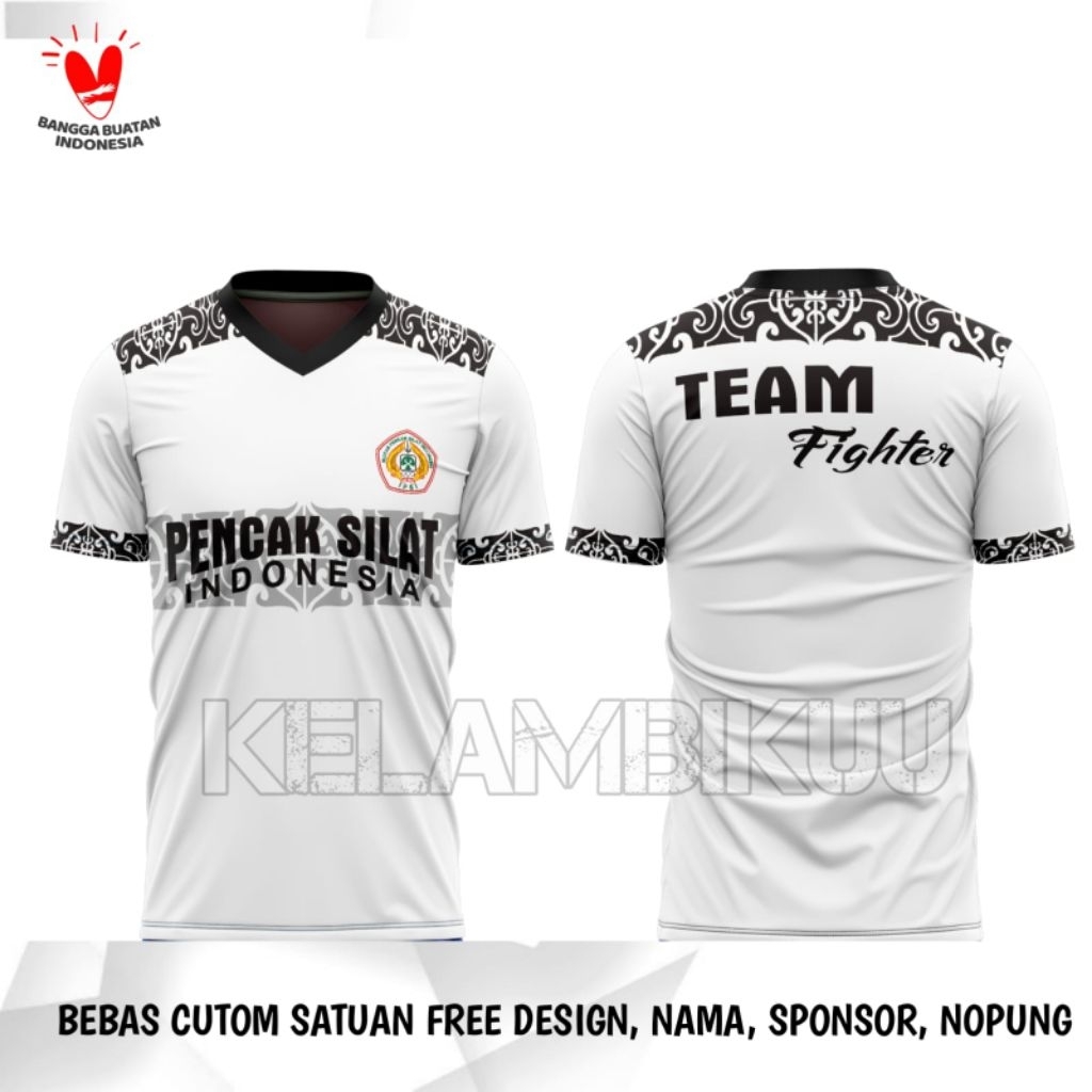 JERSEY PENCAK SILAT TERBARU/BAJU PENCAK SILAT MURAH/JERSEY PENCAK SILAT CUSTOM/KAOS PENCAK SILAT