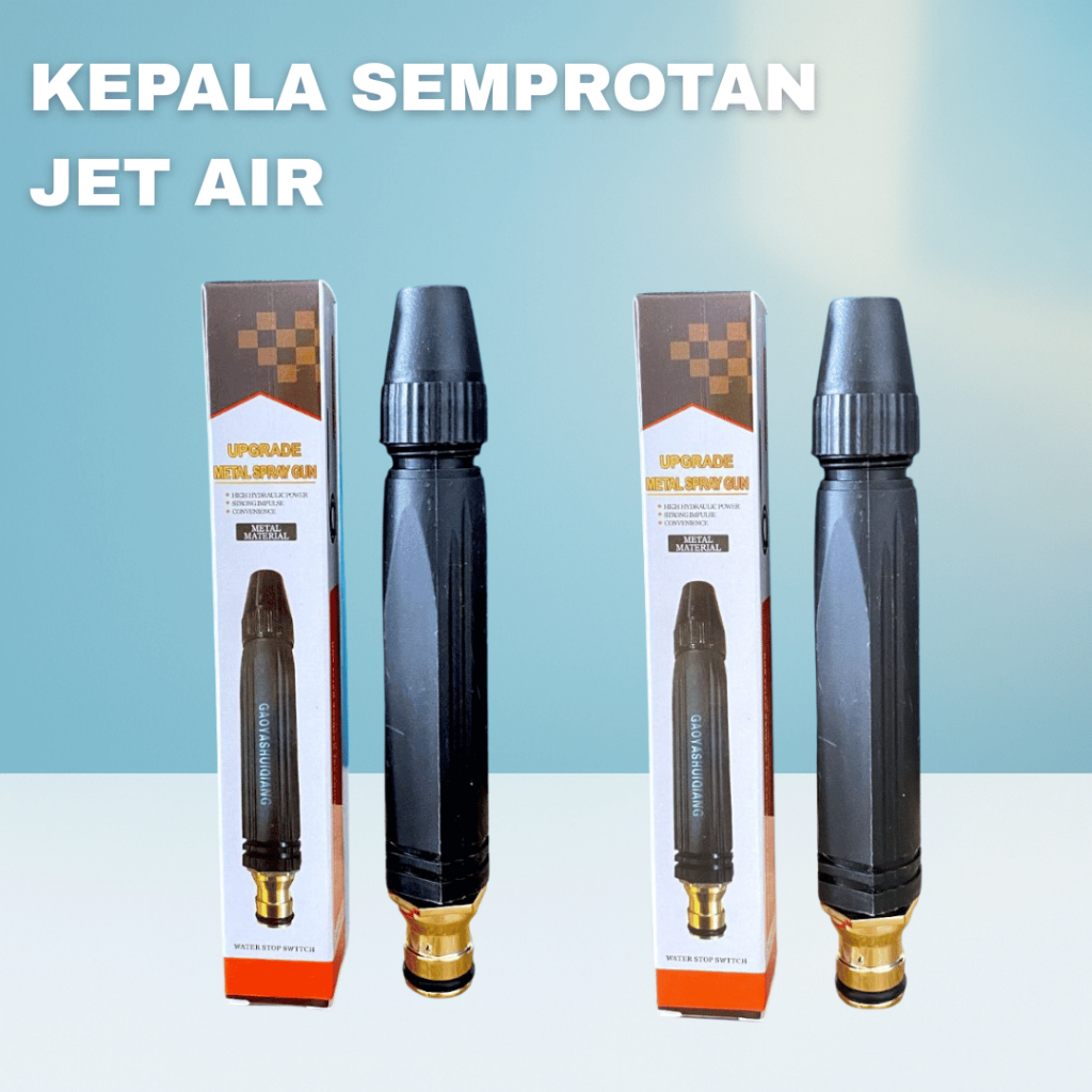 KEPALA JET SPRAY AIR UPGRADE / SEMPROTAN CUCI MOTOR MOBIL TAMAN / SPRAY STEAM SEMPROTAN AIR TEKANAN 
