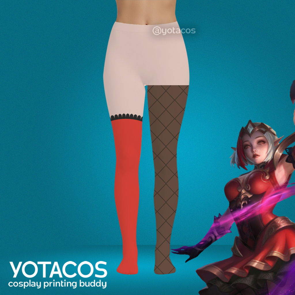 Stocking Lunox Skin Bloody Mary MLBB Mobile Legend Cosplay Kostum