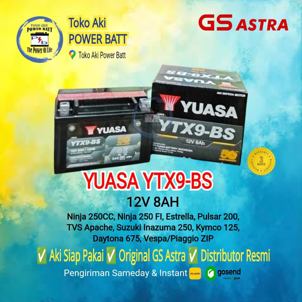 YUASA YTX9-BS